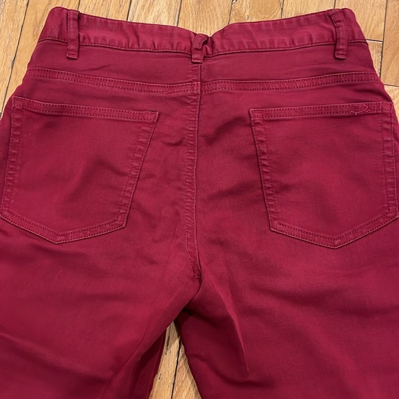 LONG TALL SALLY AVA Stretch Skinny Jeans in colour: Red Pepper. Size US 6. EUC - Picture 15 of 17